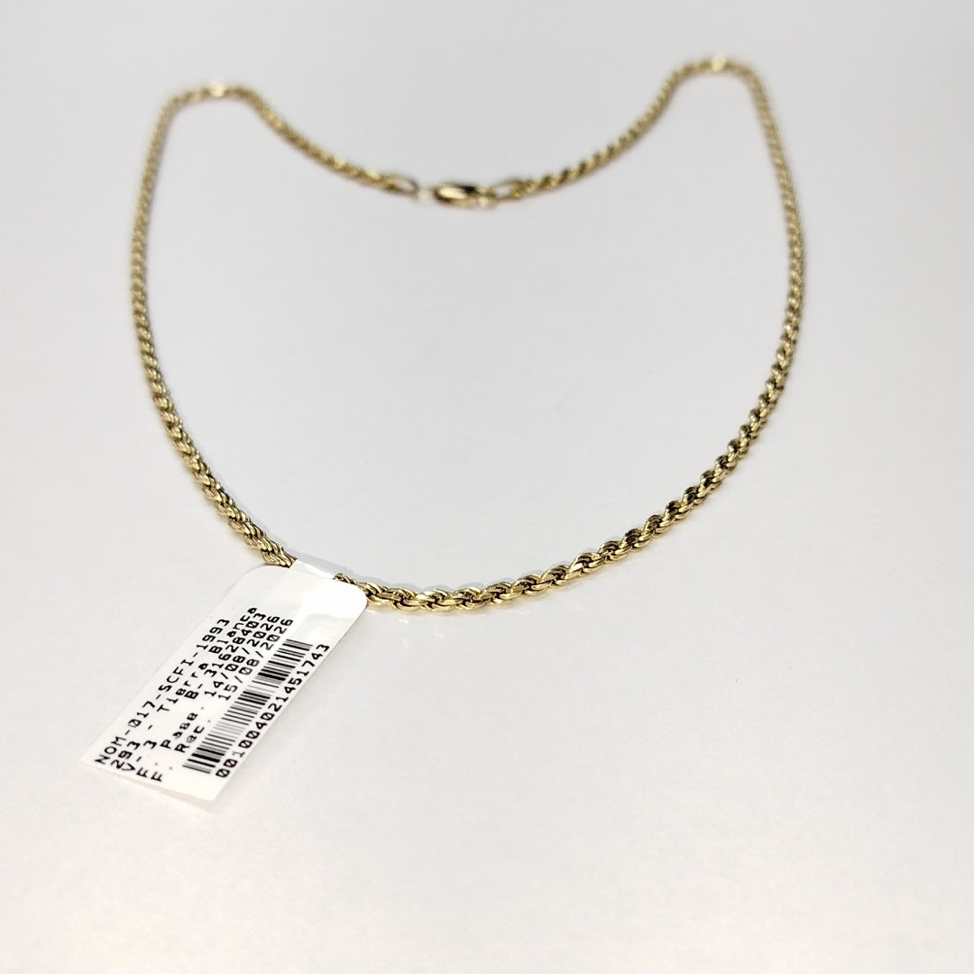 CADENA ORO 14 K 9,80 GRMS (SEMINUEVO)