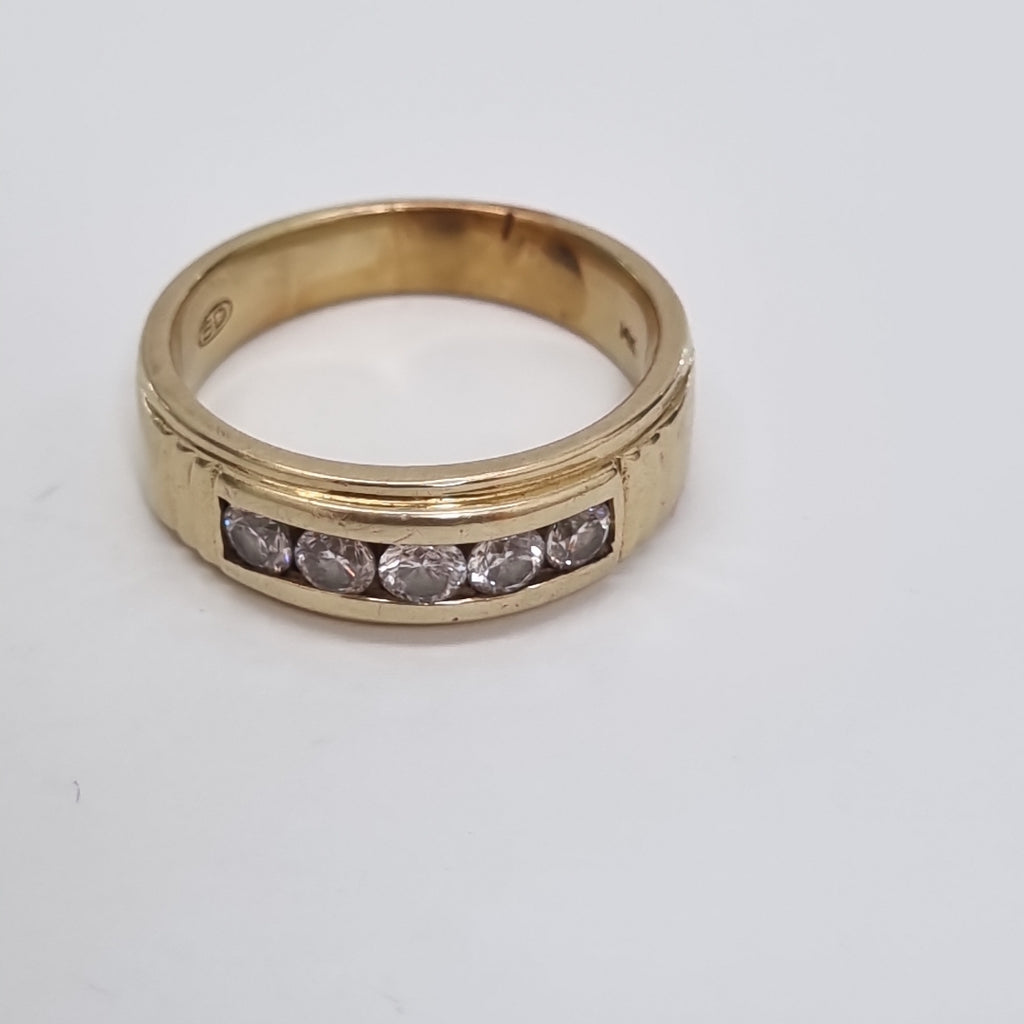 ANILLO ORO 14 K 9 GRMS (SEMINUEVO)