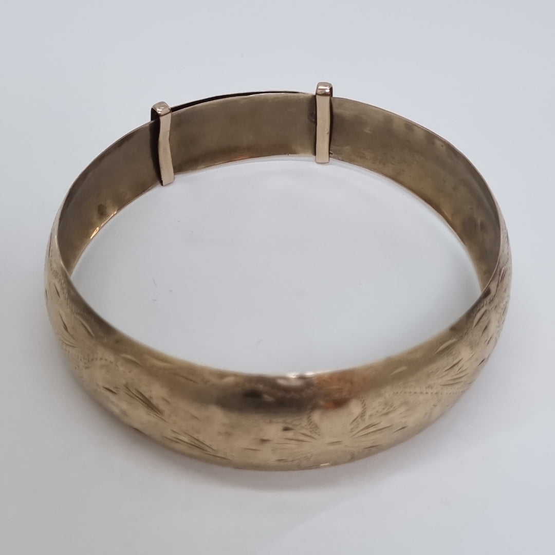 PULSERA RIGIDA ORO 8 K 12.6 GRMS (SEMINUEVO)