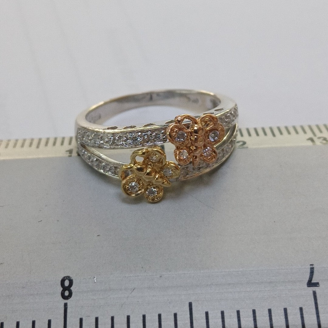 ANILLITO ORO,ORO BLANCO 14 K 3,40 GRMS (SEMINUEVO)