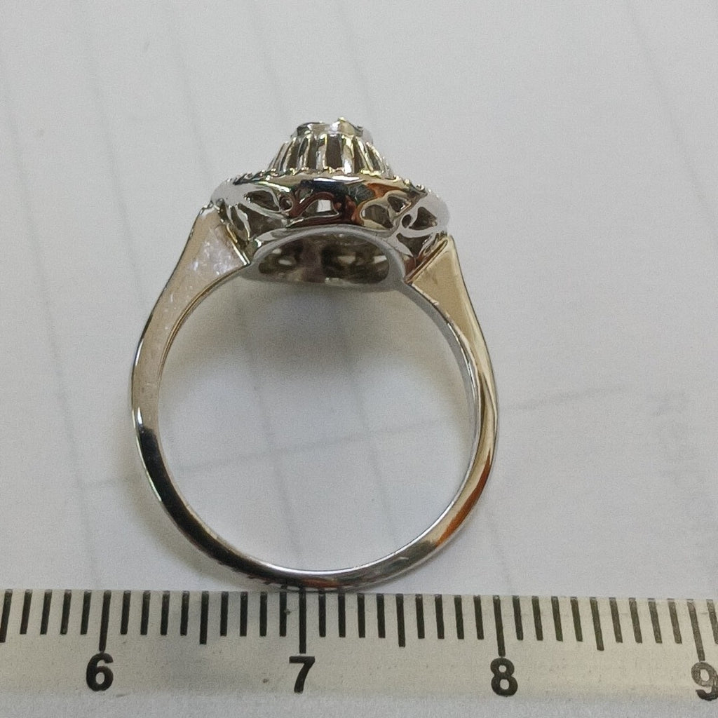 ANILLITO ORO,ORO BLANCO 14 K 3,60 GRMS (SEMINUEVO)