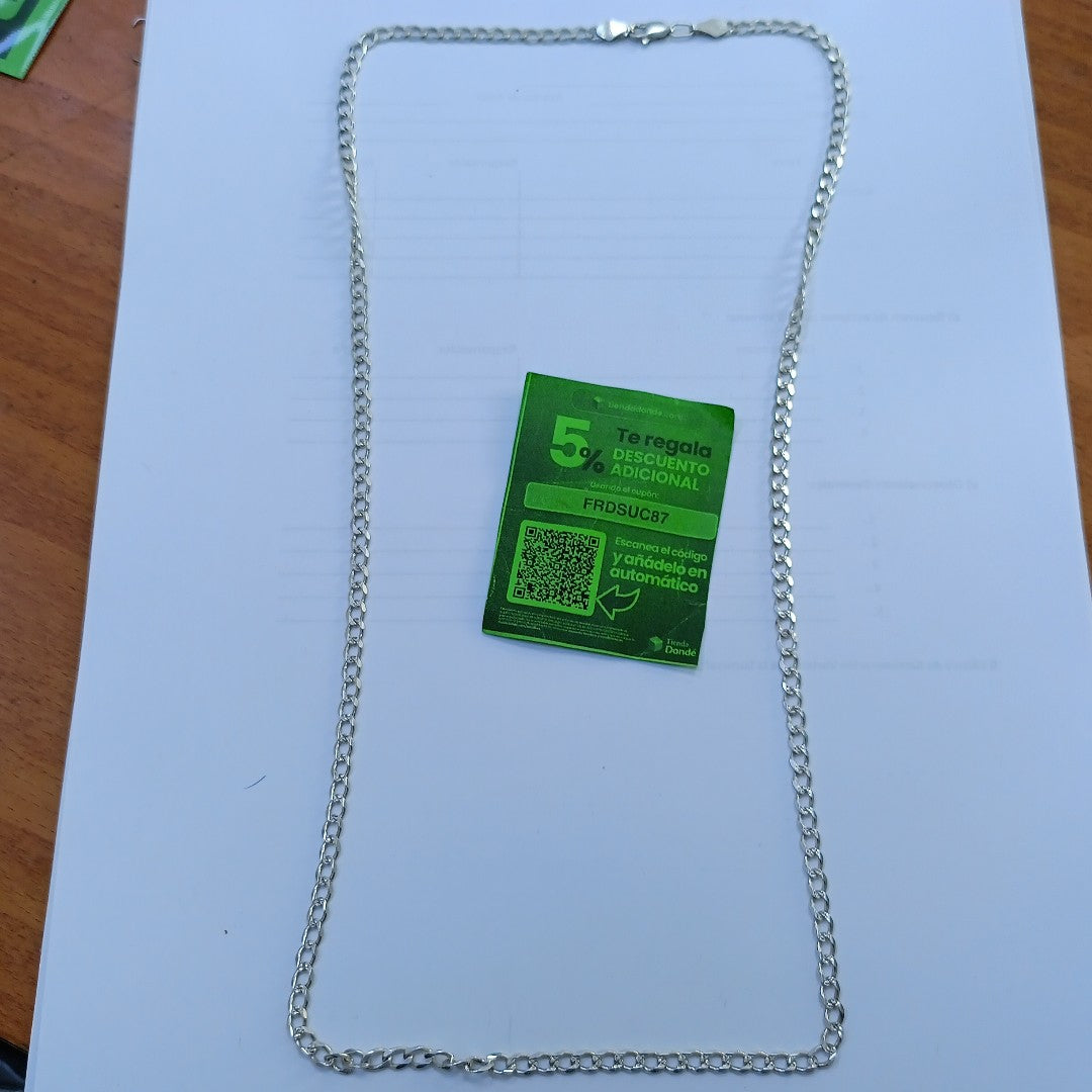 CADENA PLATA 15,40 GRMS (SEMINUEVO)
