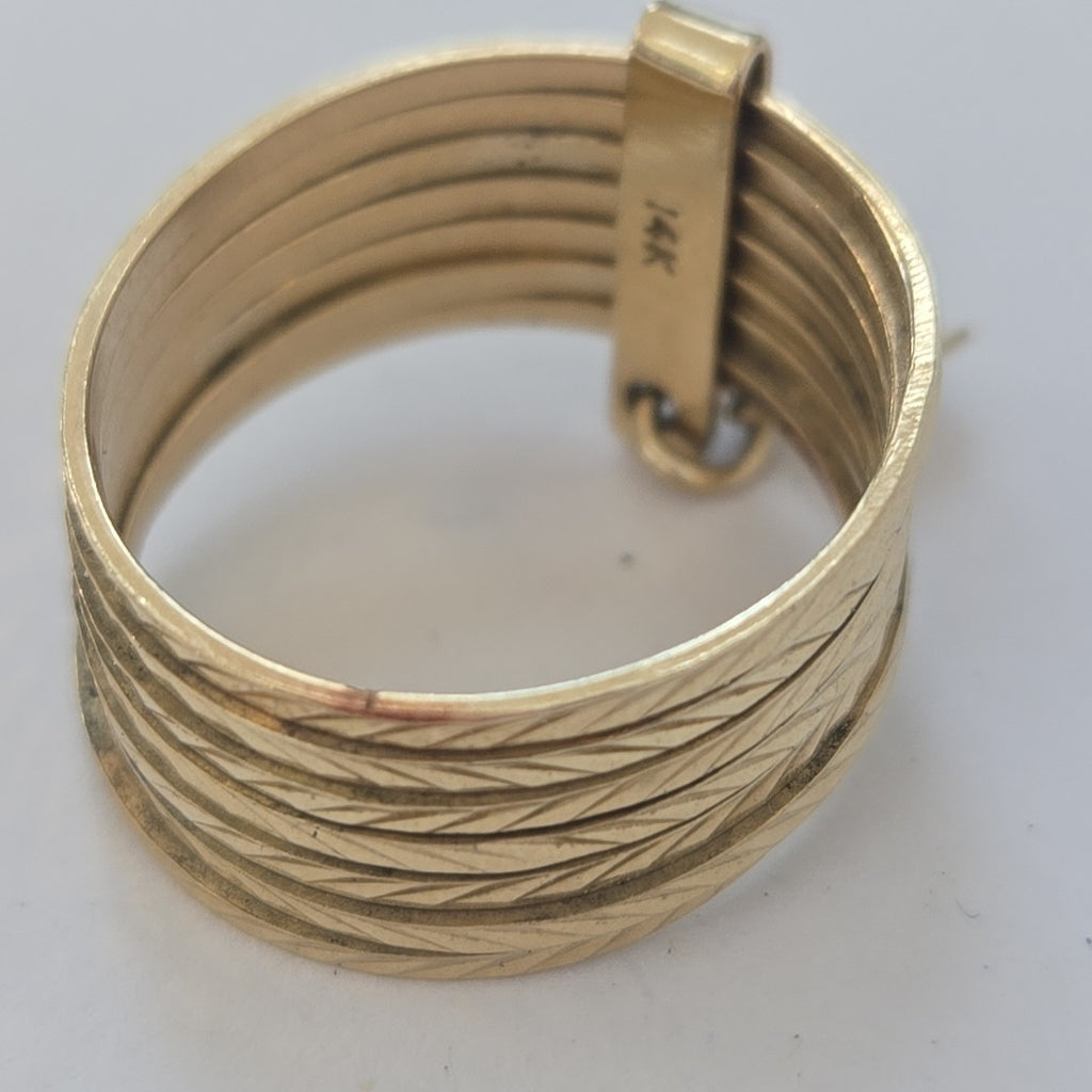 ANILLO ORO 14 K 5,00 GRMS (SEMINUEVO)