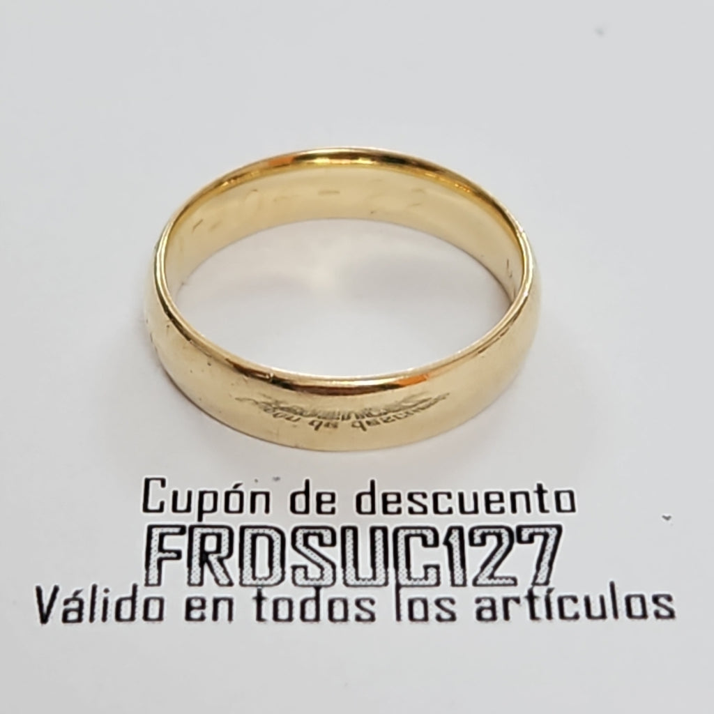 ARGOLLA ORO 14 K 1,80 GRMS (SEMINUEVO)