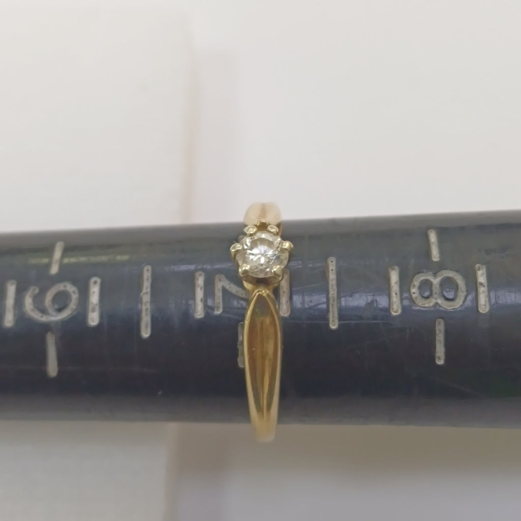 SOLITARIO ORO 14 K 2,50 GRMS (SEMINUEVO)
