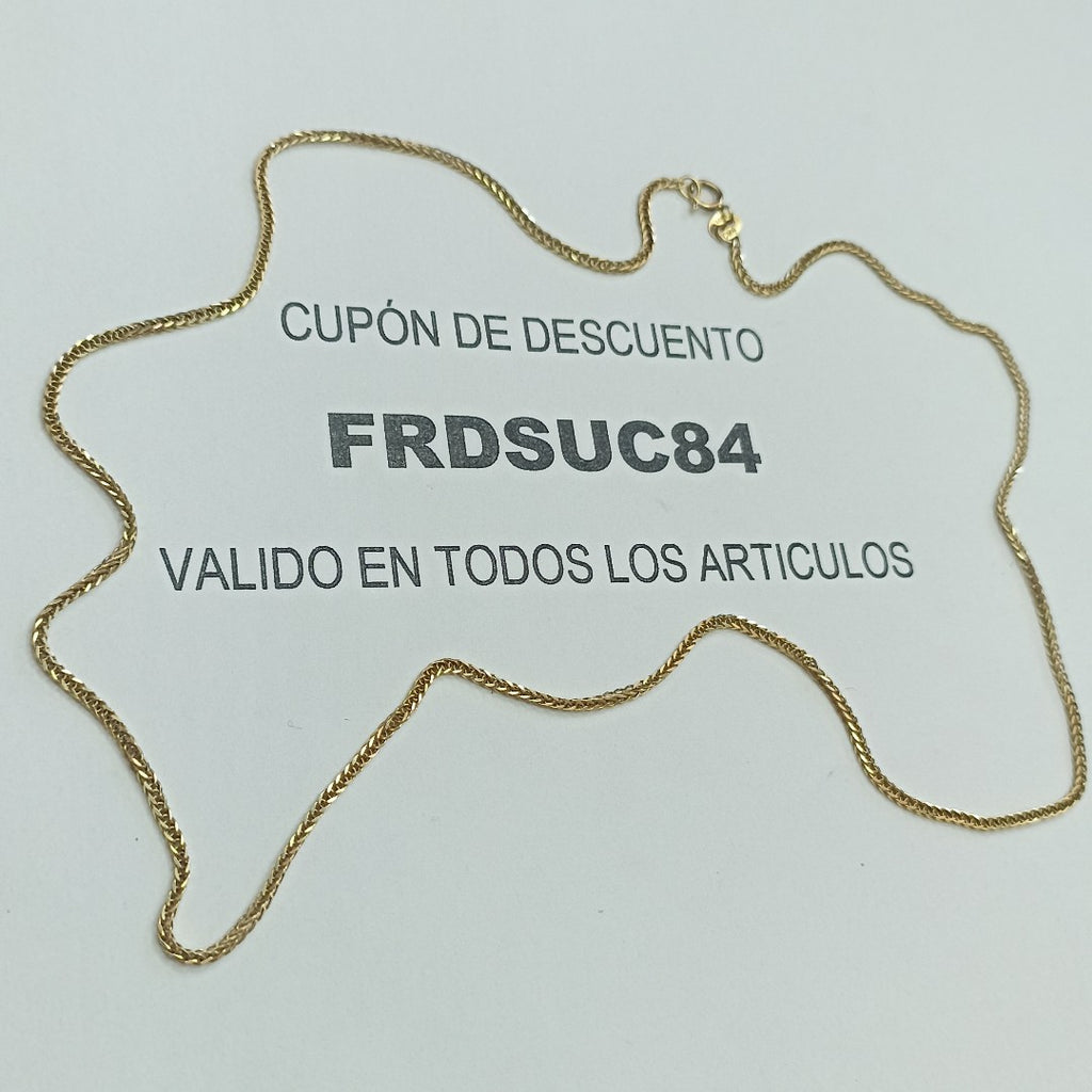 CADENA ORO 14 K 3,30 GRMS (SEMINUEVO)