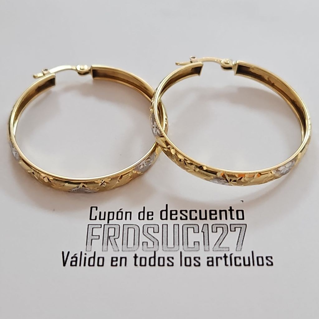 ARRACADAS PAR ORO 10 K 3,60 GRMS (SEMINUEVO)