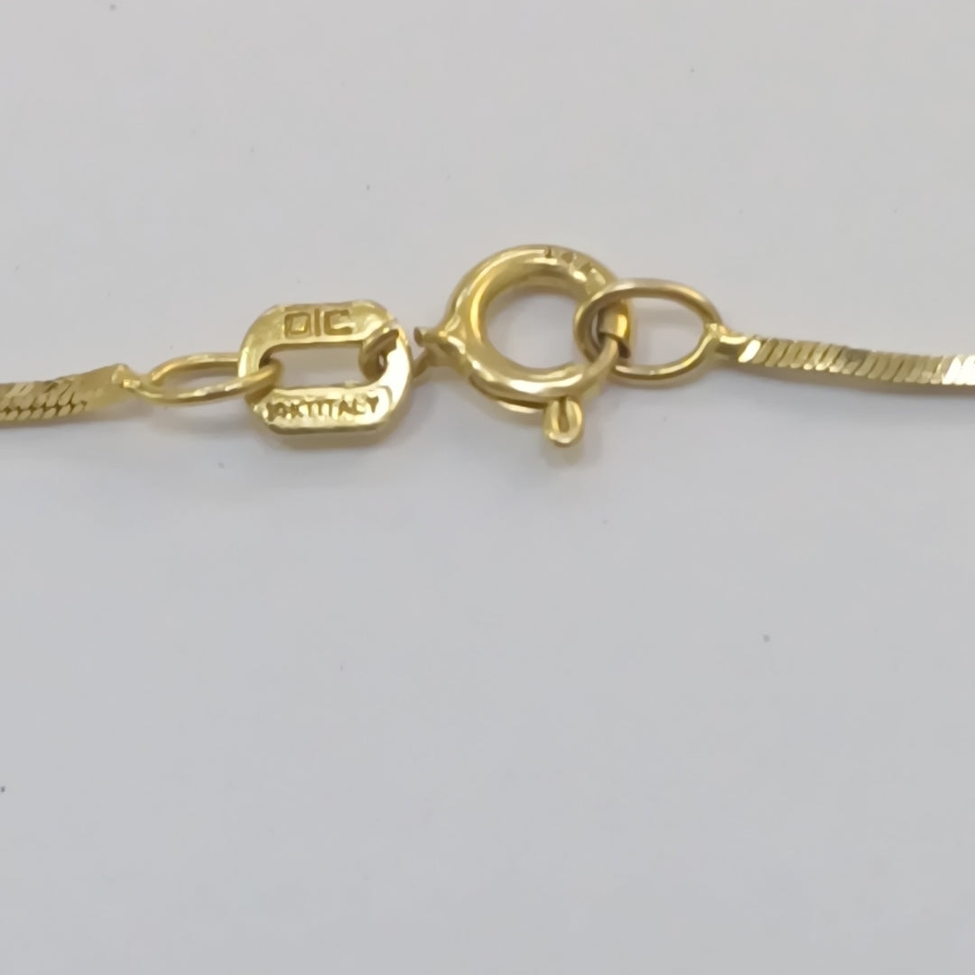 GARGANTILLA ORO 14 K 2,10 GRMS (SEMINUEVO)