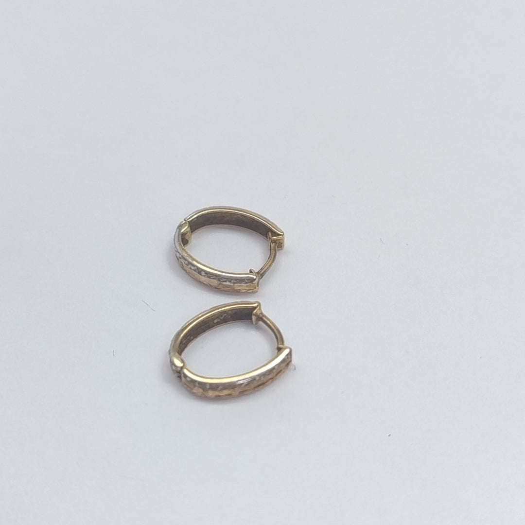 ARRACADAS PAR ORO 14 K 0,90 GRMS (SEMINUEVO)