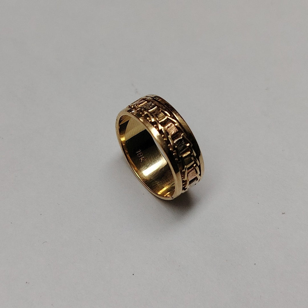ARGOLLA ORO COMBINADO 18 K 5.1 GRMS (SEMINUEVO)
