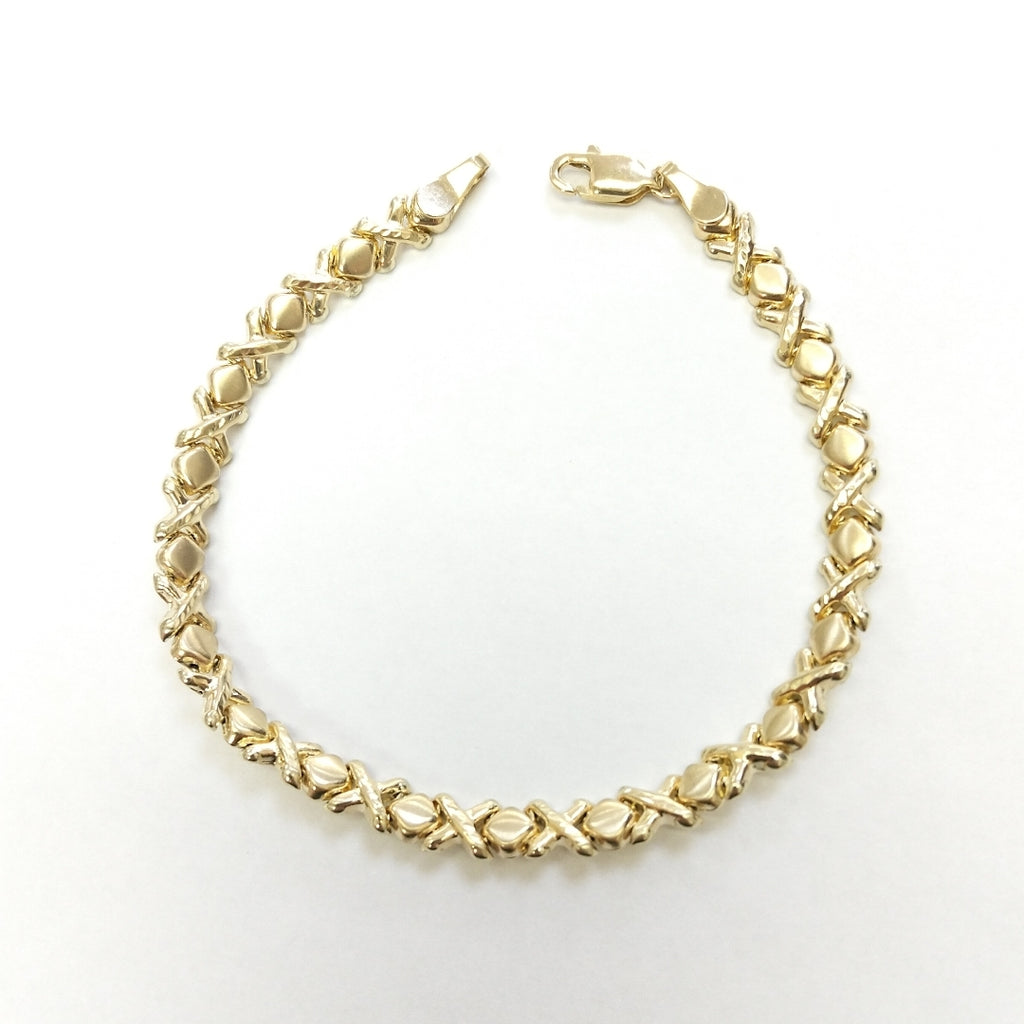PULSERA ESP XOXO 14K 18 CM 6.1 GR (NUEVO)
