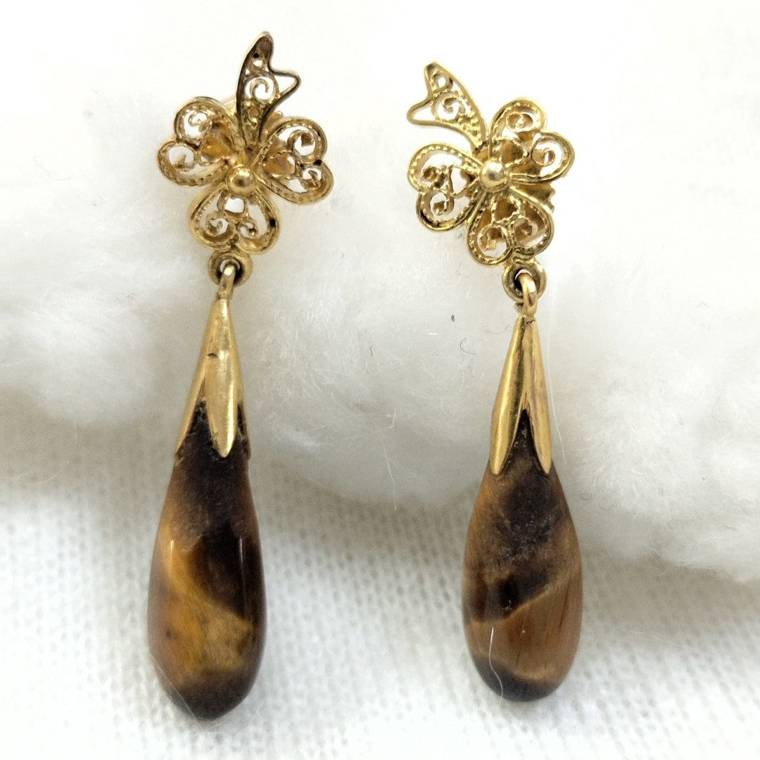 ARETES PAR ORO 10 K 4 GRMS (SEMINUEVO)
