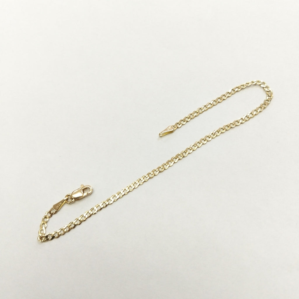 PULSERA BARBADA 14K 18 CM 2 GR (NUEVO)