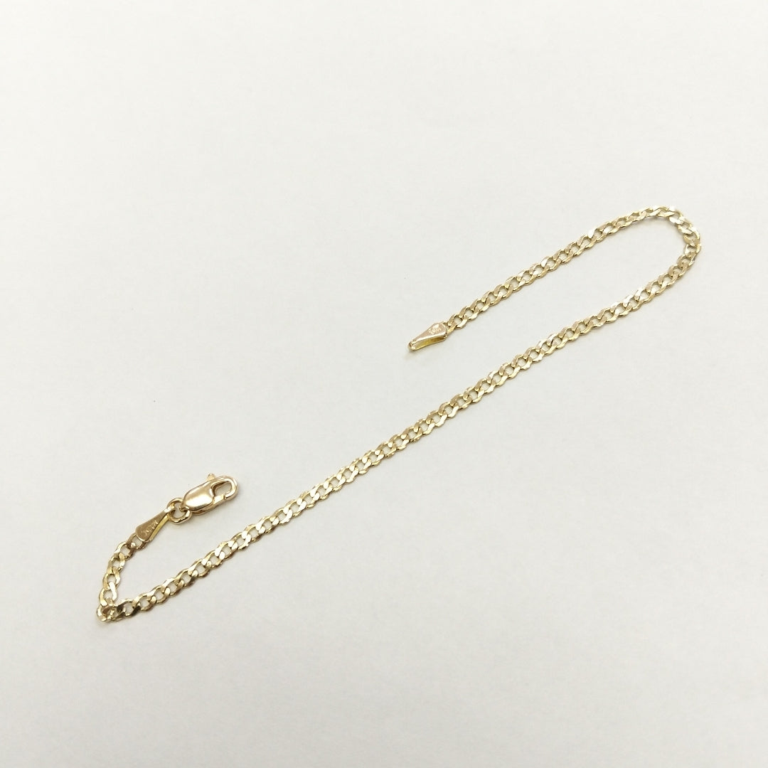 PULSERA BARBADA 14K 18 CM 2 GR (NUEVO)