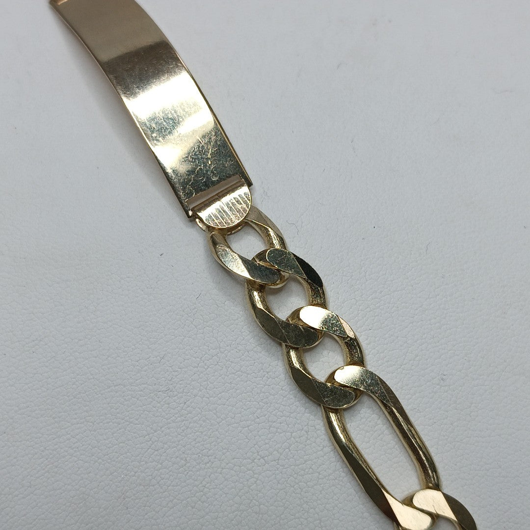 PULSERA ESCLAVA 3X1 14K 21 CM 28.8 GR (NUEVO)