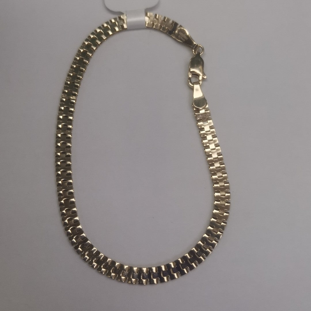 PULSERA ESPECIAL 14K 18 CM 4 GR (NUEVO)