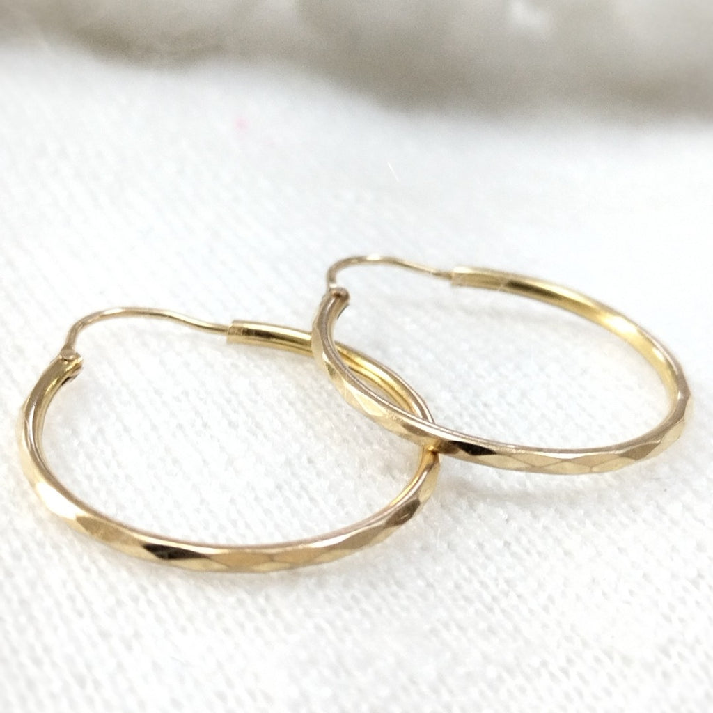 ARRACADAS PAR ORO 14 K 1.7 GRMS (SEMINUEVO)