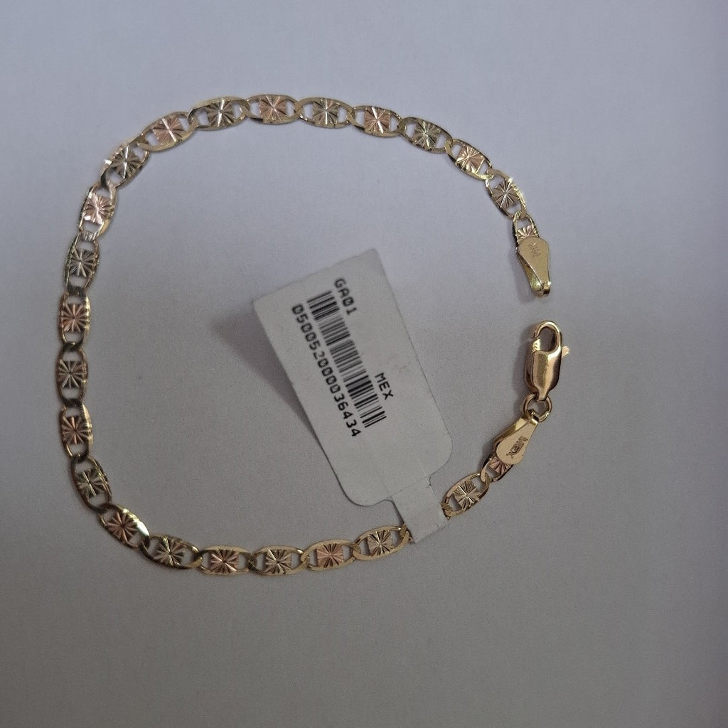 PULSERA GUCHI 14K 18 CM 2.9 GR (NUEVO)
