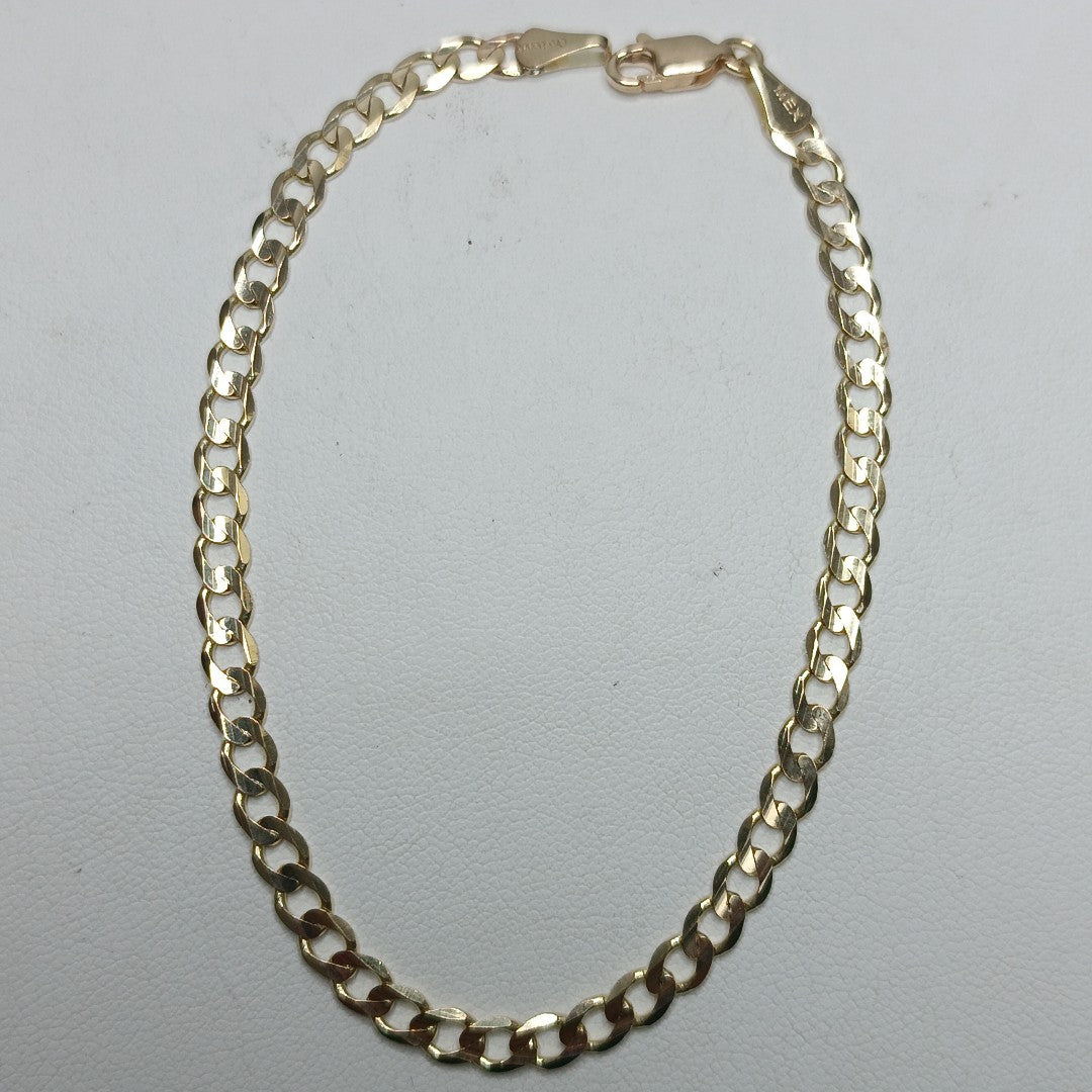 PULSERA BARBADA 14K 21 CM 5 GR (NUEVO)