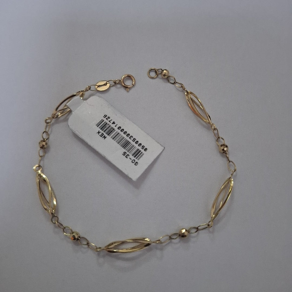 PULSERA ESPECIAL 14K 18 CM 2 GR (NUEVO)