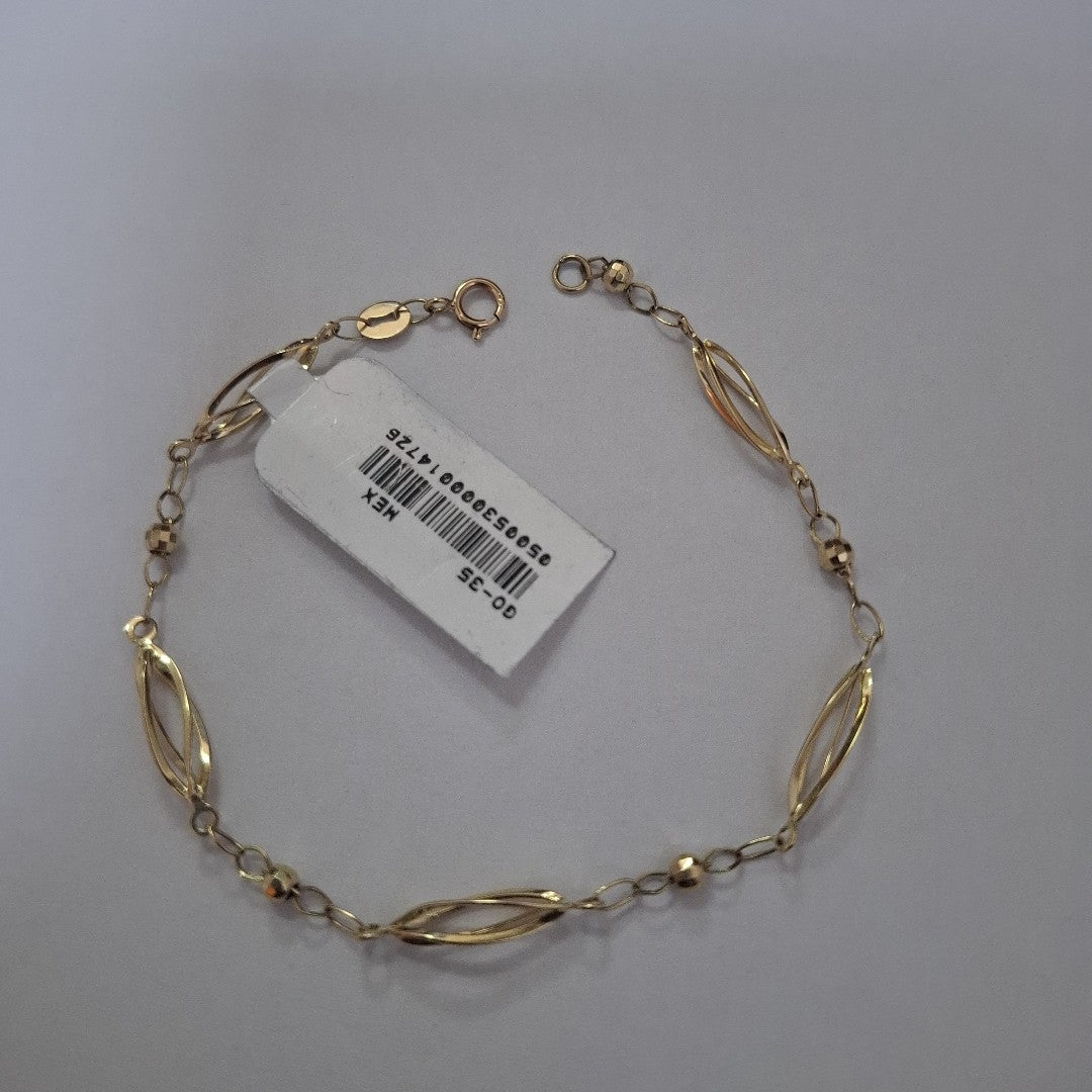 PULSERA ESPECIAL 14K 18 CM 2 GR (NUEVO)