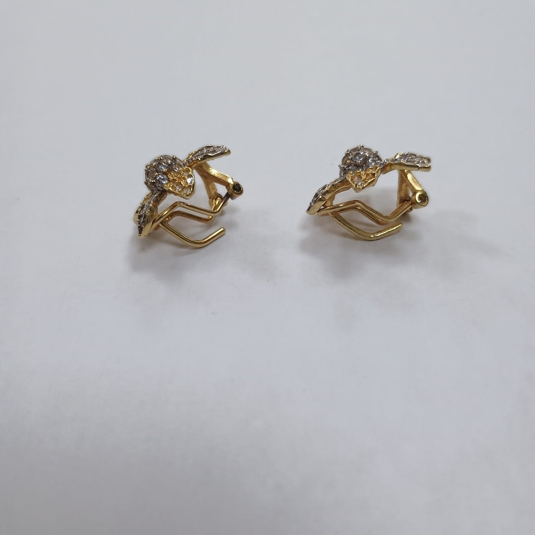 ARETES PAR ORO 14 K 4,80 GRMS (SEMINUEVO)