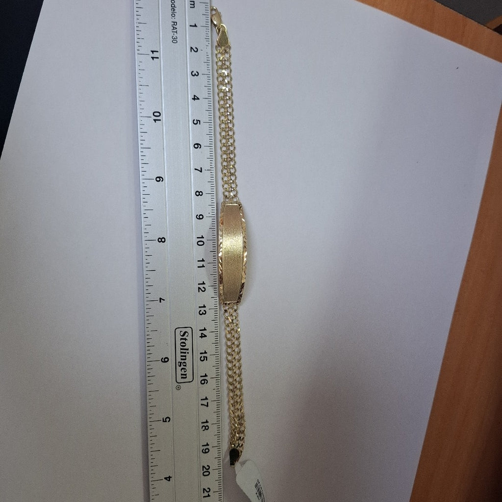 PULSERA ESCLAVA CHINO 14K 21 CM 9.5 GR (NUEVO)