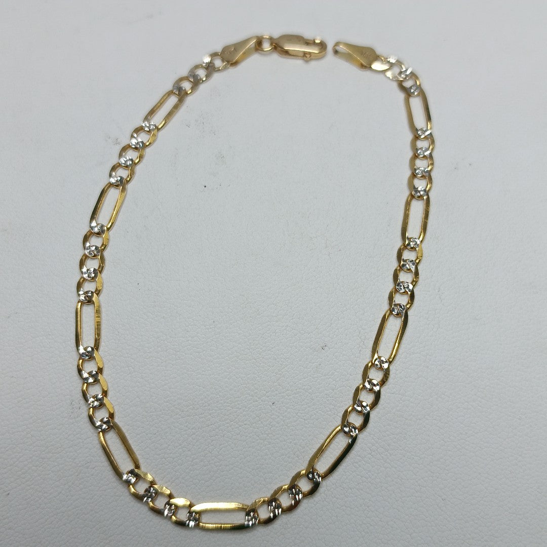 PULSERA 3X1 14K 21 CM 4.6 GR (NUEVO)