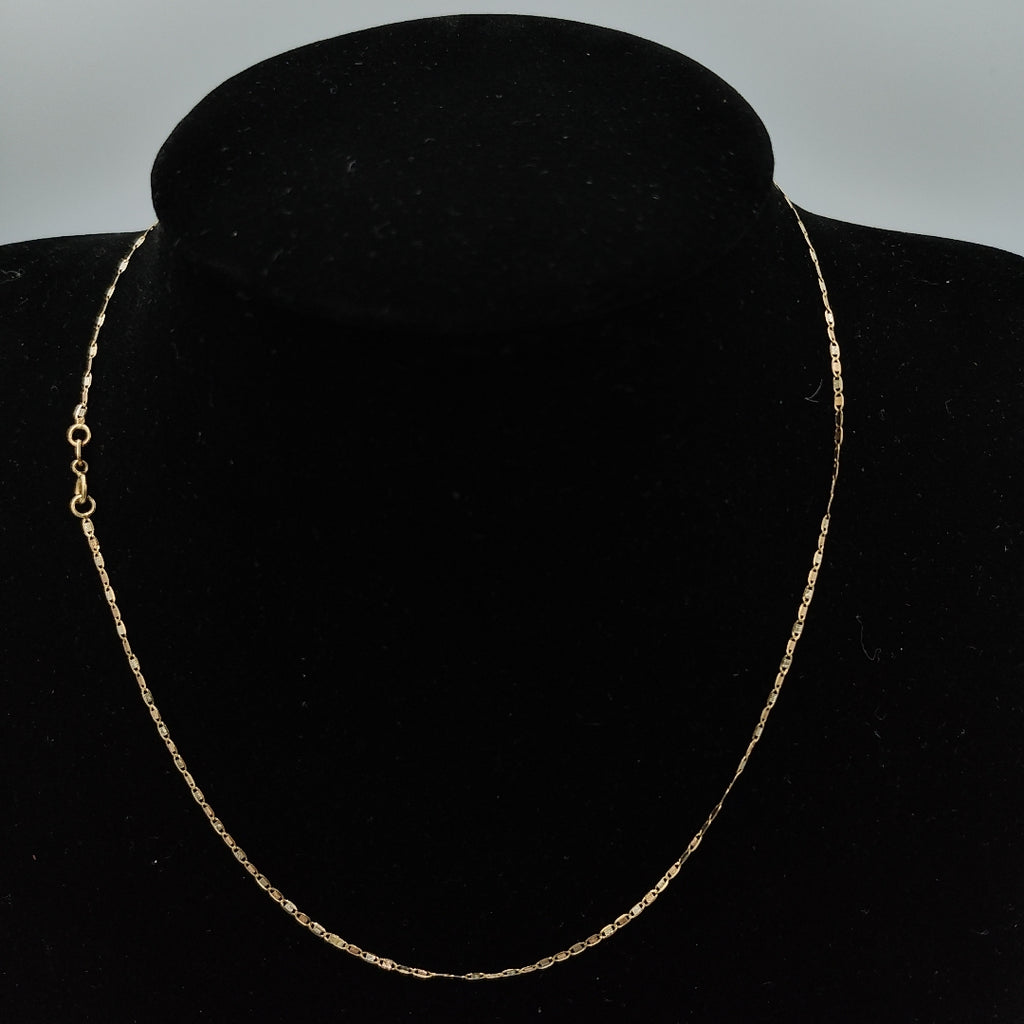 CADENA ORO, ORO COMBINADO 14 K 0.9 GRMS (SEMINUEVO)