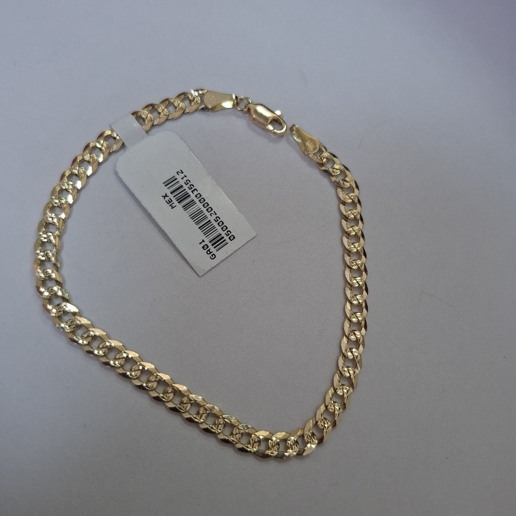 PULSERA BARBADA 14K 21 CM 7.5 GR (NUEVO)