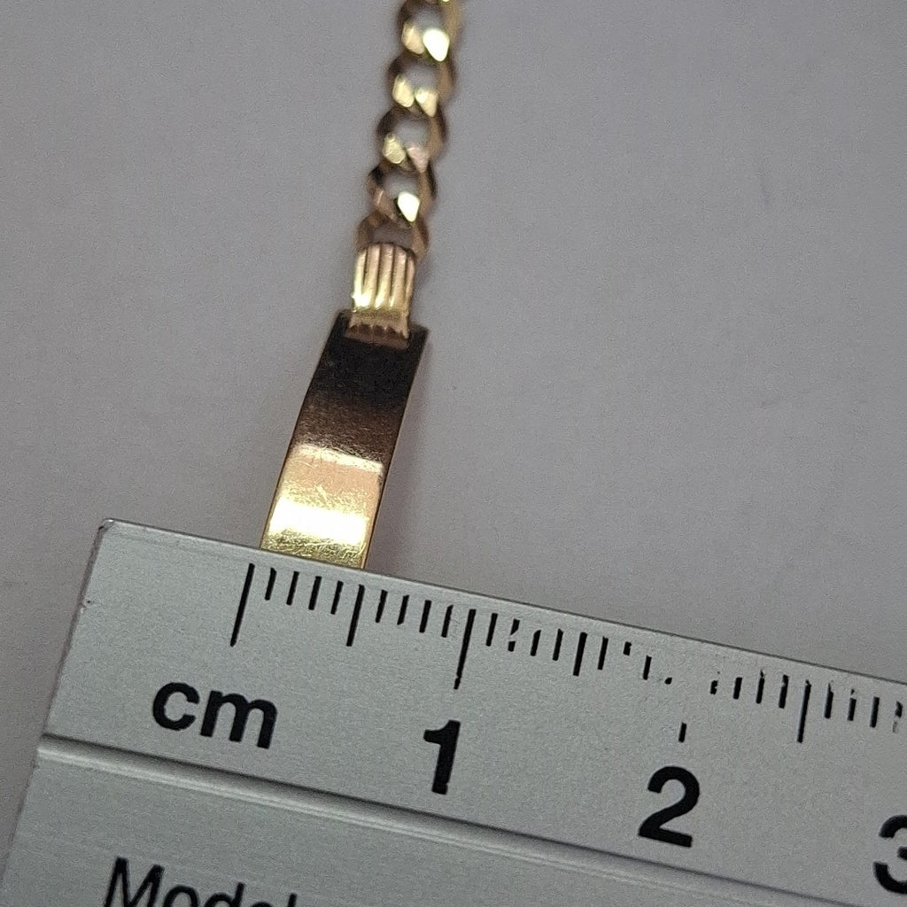 PULSERA ESCLAVA 3X1 14K 16 CM 3.8 GR (NUEVO)