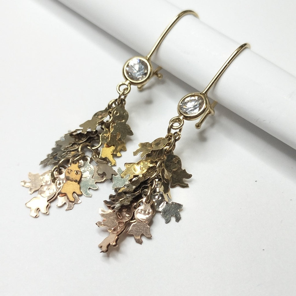 ARETES PAR ORO 14 K 2 GRMS (SEMINUEVO)
