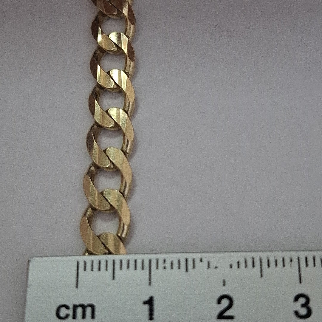 PULSERA BARBADA 14K 21 CM 17.2 GR (NUEVO)