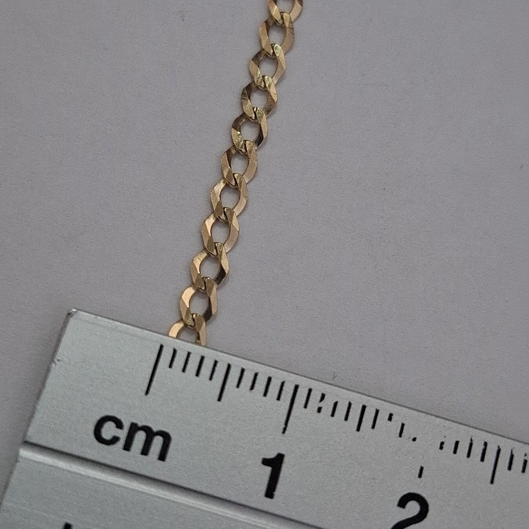 PULSERA BARBADA 14K 18 CM 1.8 GR (NUEVO)