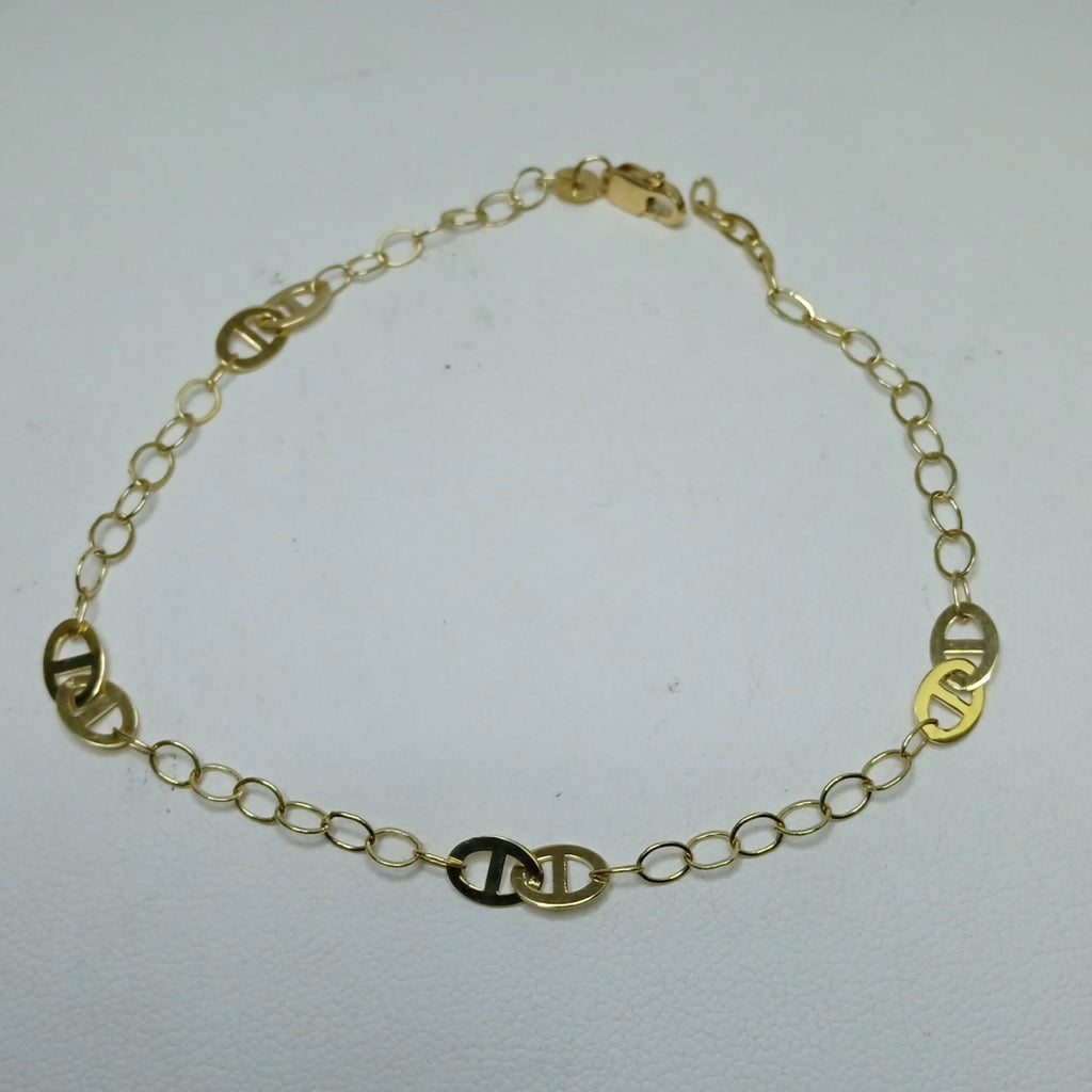 PULSERA ESPECIAL 14K 21 CM 1.8 GR (NUEVO)