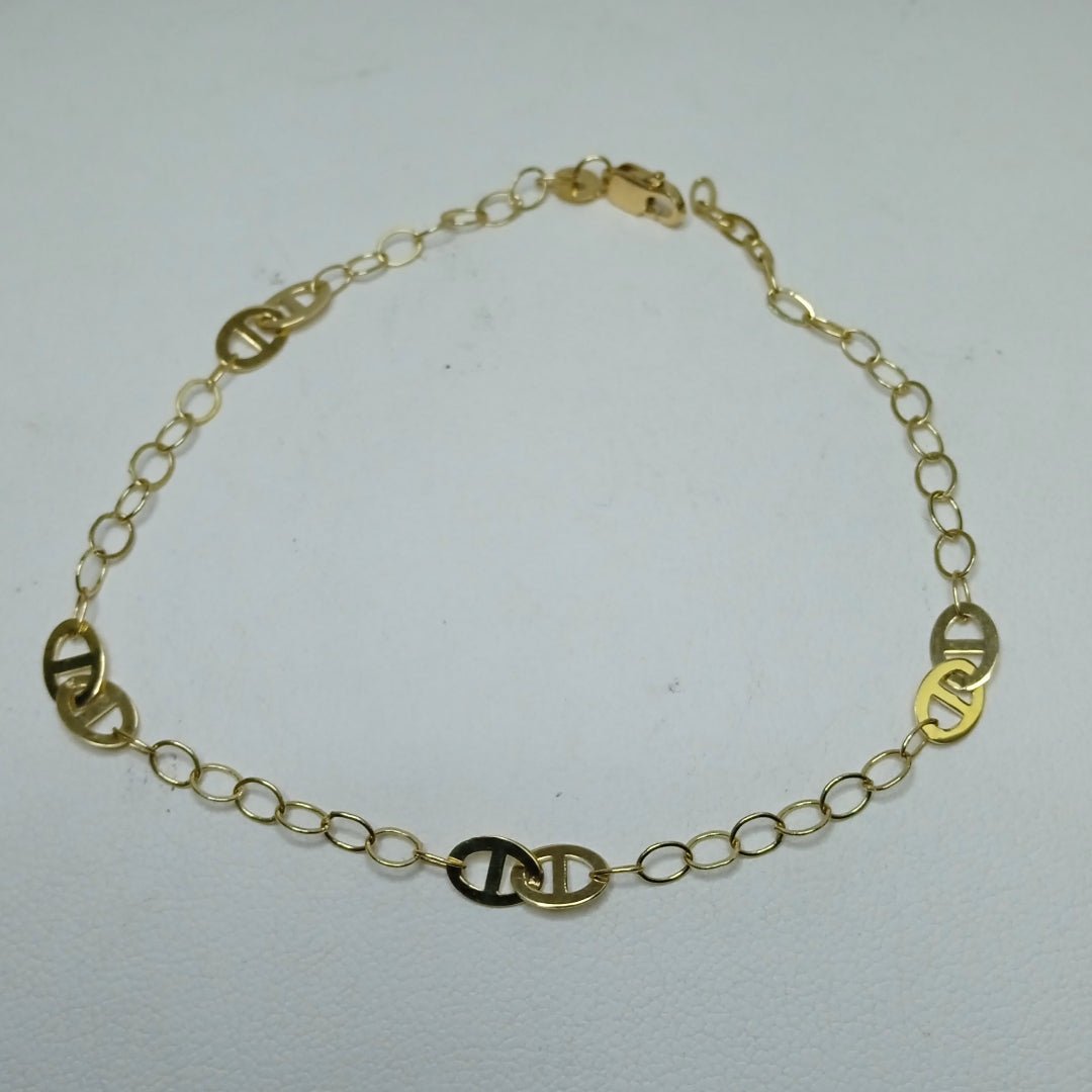 PULSERA ESPECIAL 14K 21 CM 1.8 GR (NUEVO)