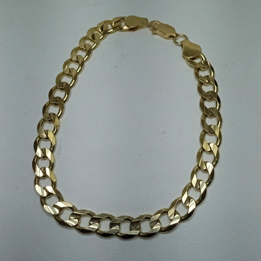 PULSERA BARBADA 14K 21 CM 17.5 GR (NUEVO)