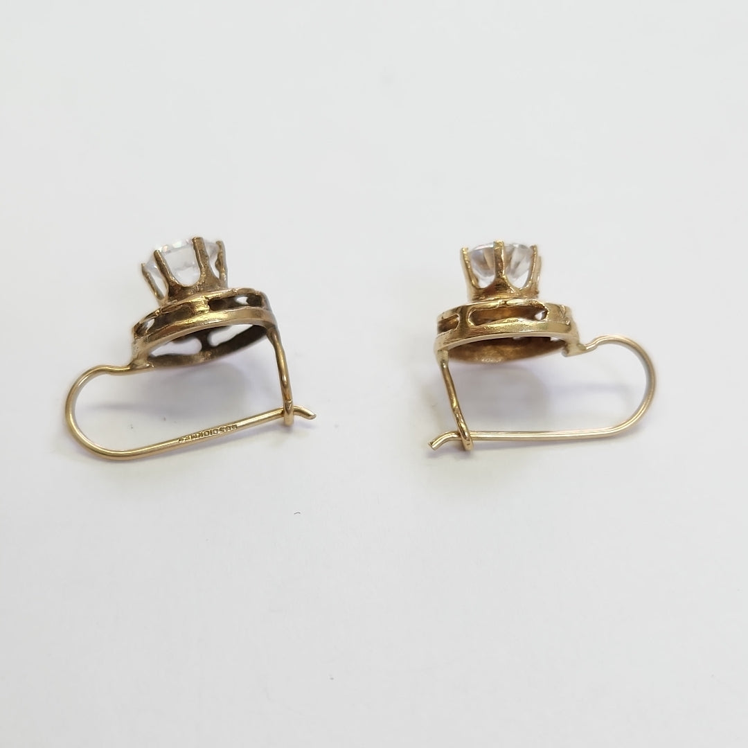 ARETES PAR ORO 8 K 3.2 GRMS (SEMINUEVO)