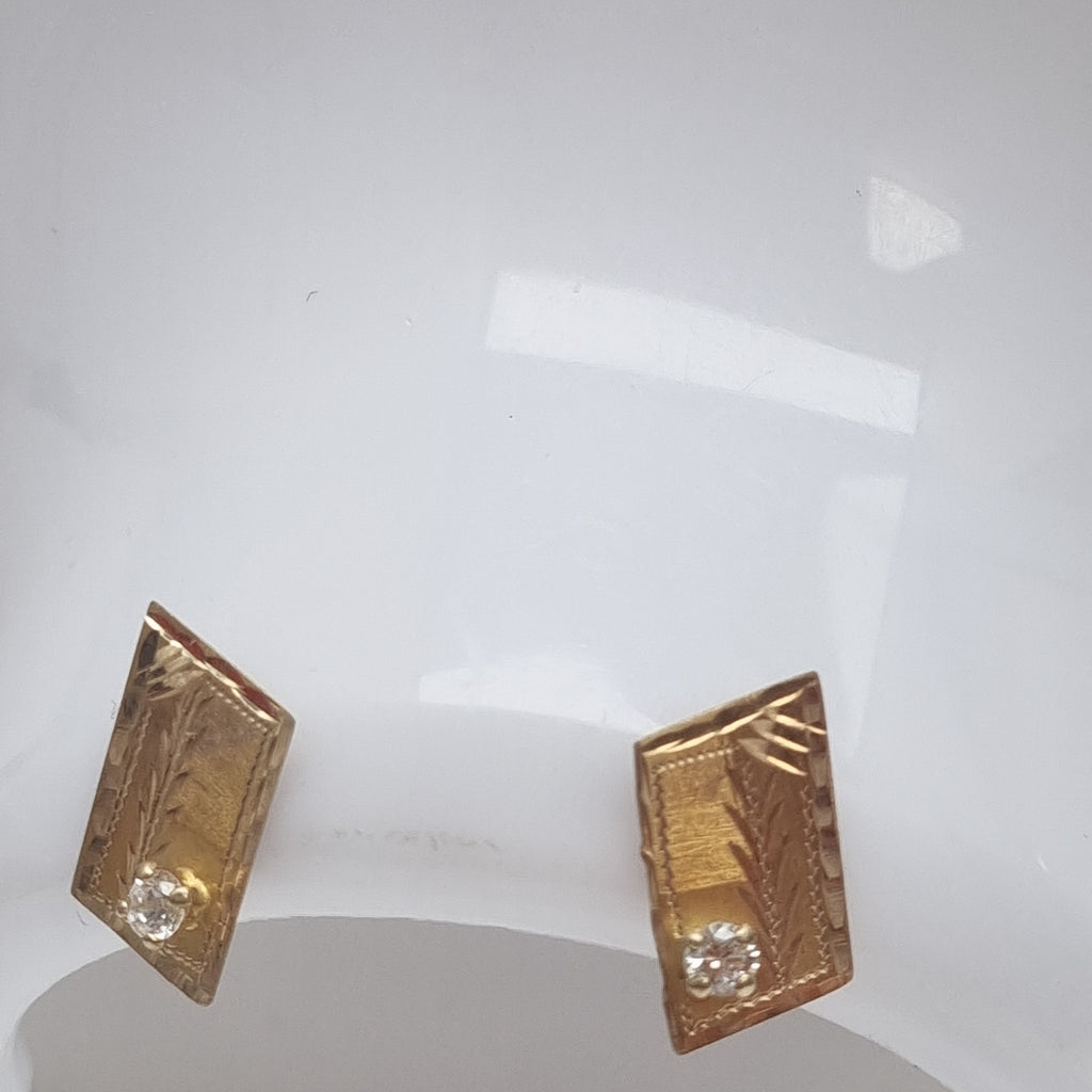 BROQUELES PAR ORO 10 K 1,00 GRMS (SEMINUEVO)