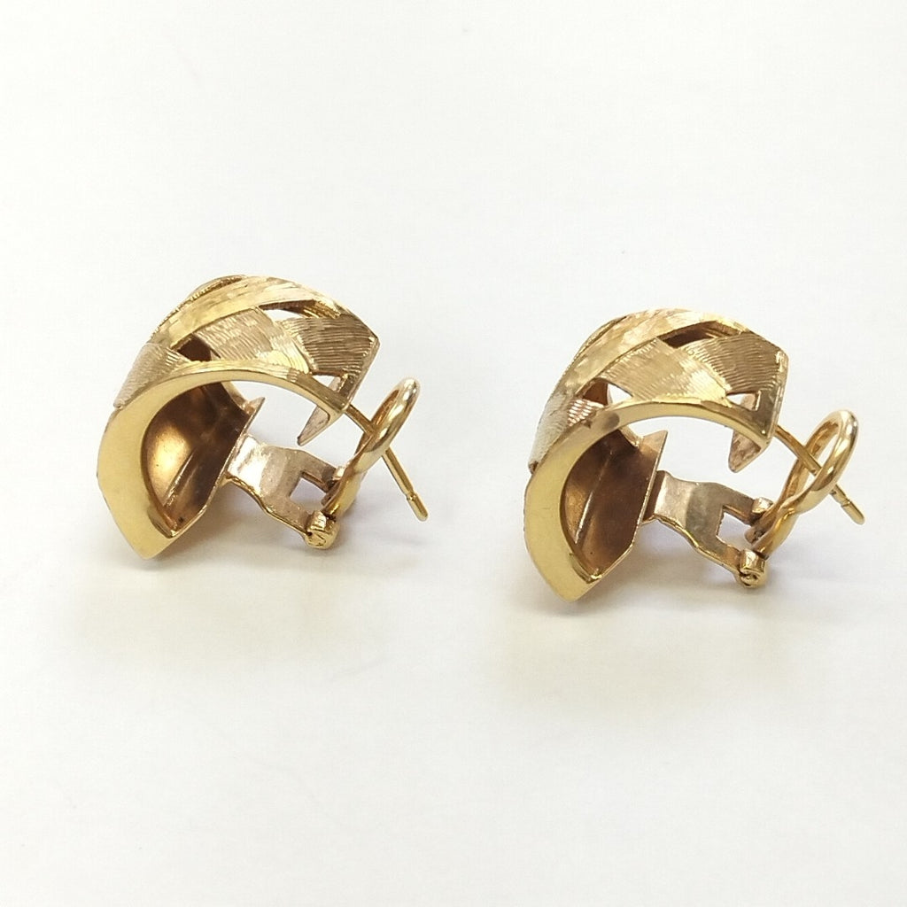 ARETES PAR ORO 14 K 7.6 GRMS (SEMINUEVO)