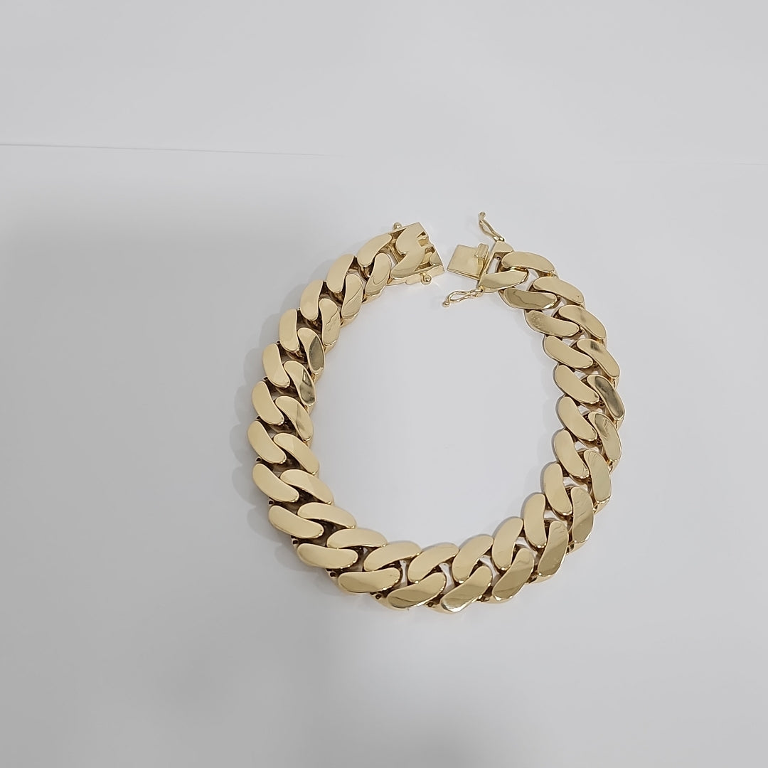 PULSERAS CABALLERO ORO 14K 28.3 (NUEVO)