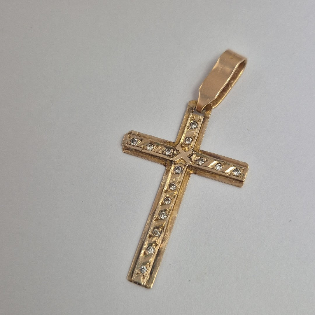 CRUZ ORO 14 K 3,80 GRMS (SEMINUEVO)