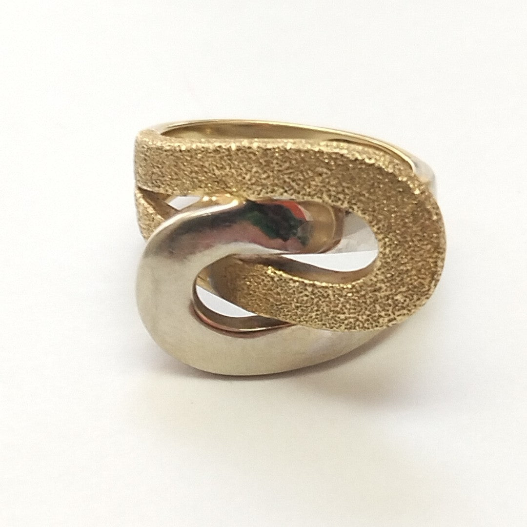 ANILLITO ORO, ORO COMBINADO 14 K 7.3 GRMS (SEMINUEVO)