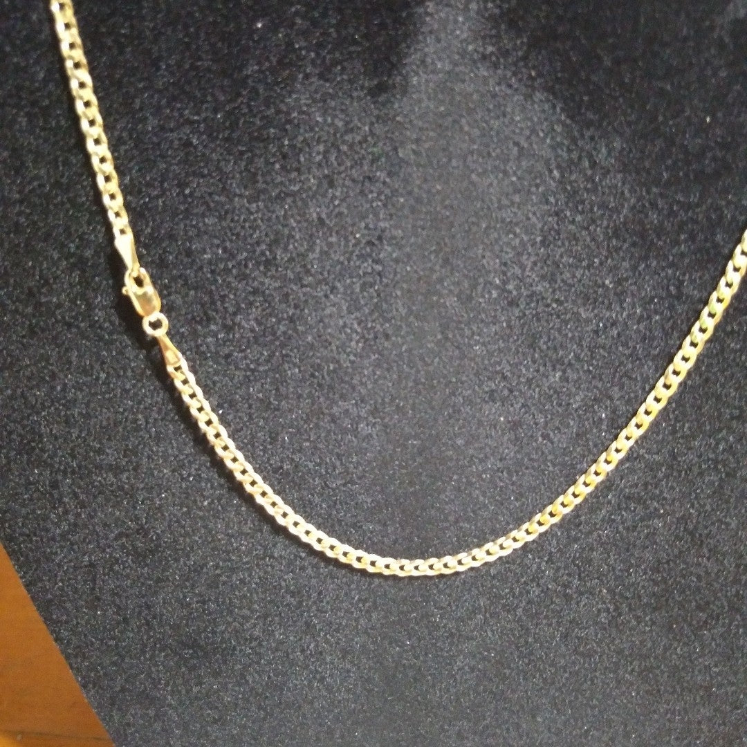 CADENA BARBADA 14K 60 CM 10 GR (NUEVO)