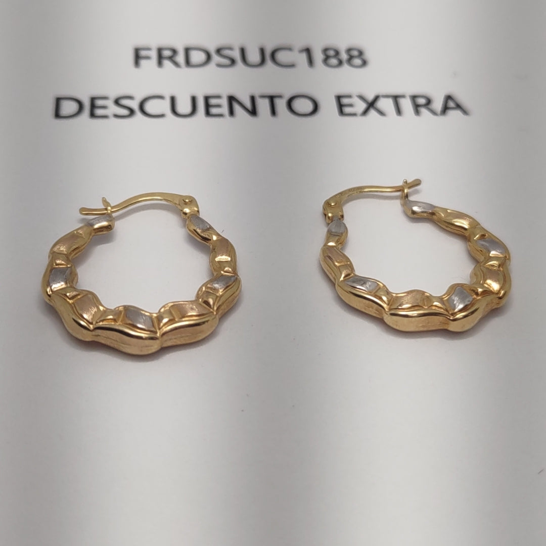 ARRACADAS ORO 14K 2 (NUEVO)