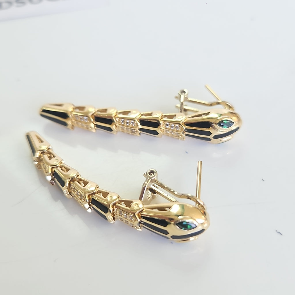 ARETES PAR ORO 14 K 12.1 GRMS (SEMINUEVO)