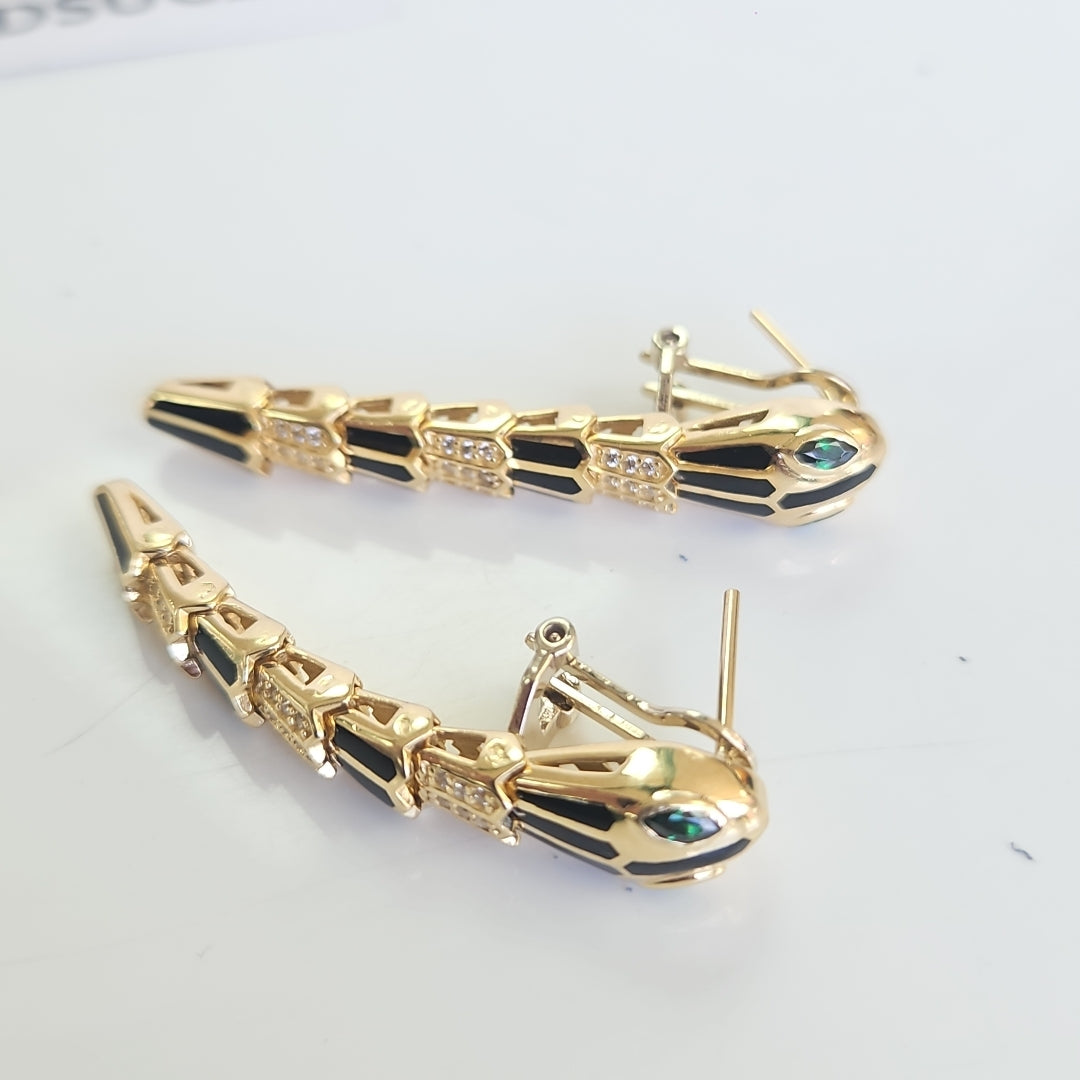 ARETES PAR ORO 14 K 12.1 GRMS (SEMINUEVO)