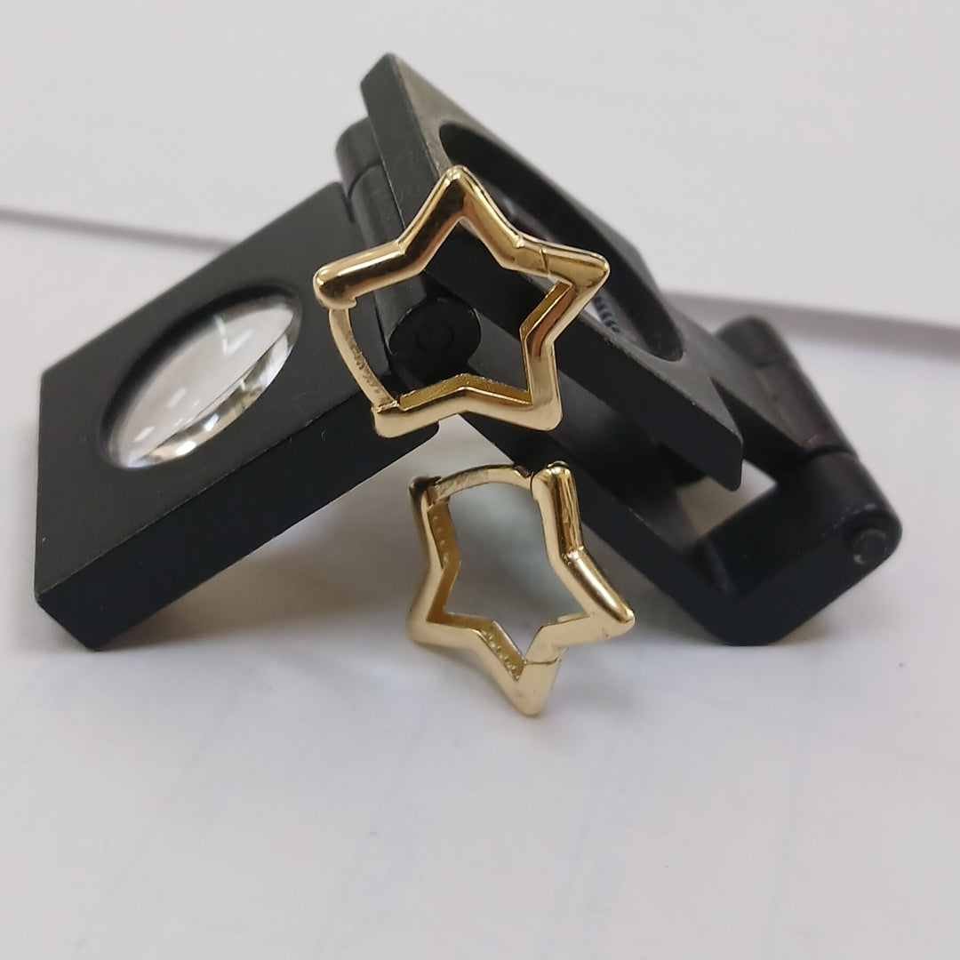 ARRACADAS ORO 14K 1.5 (NUEVO)