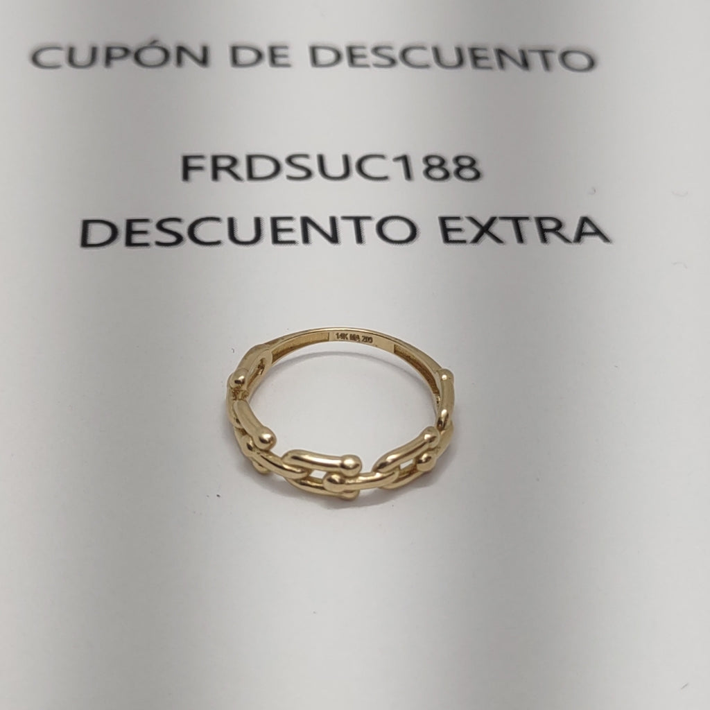 ANILLOS DAMA ORO 14K 2 (NUEVO)