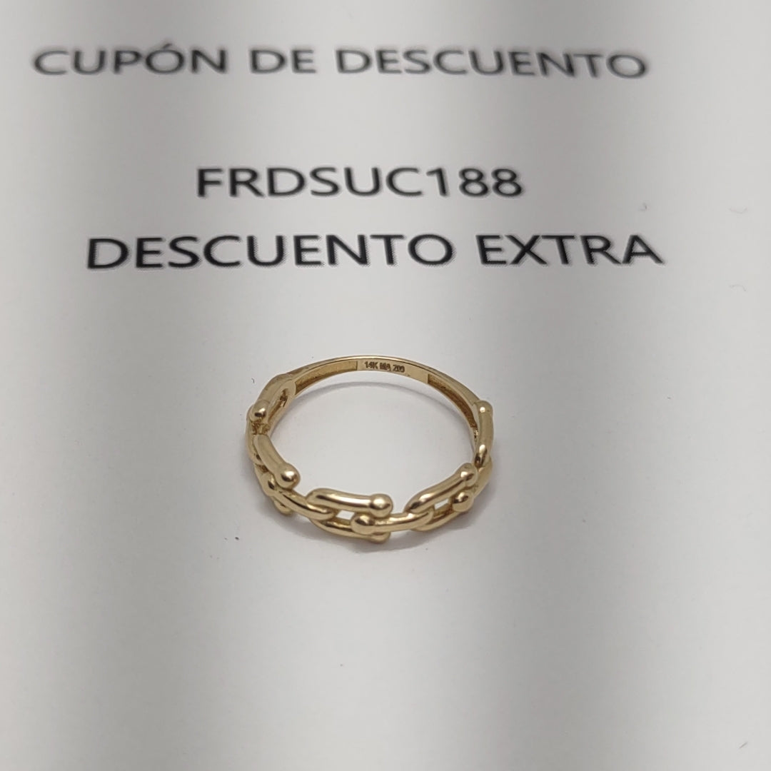 ANILLOS DAMA ORO 14K 2 (NUEVO)